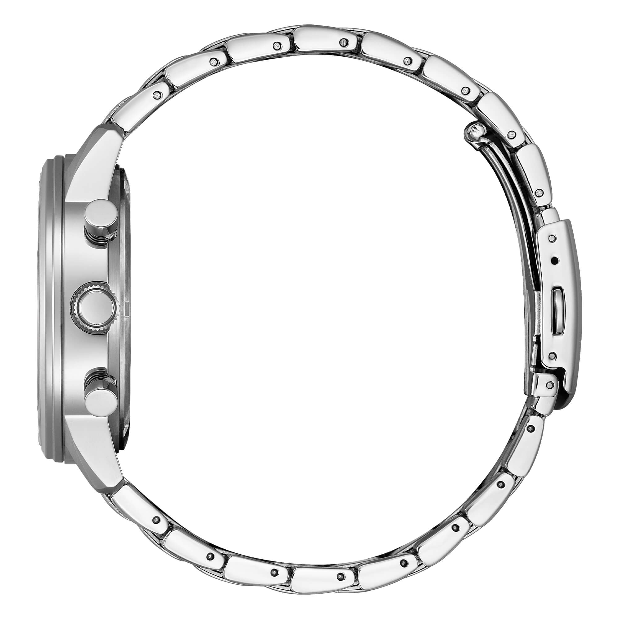 Orologio Citizen Eco-Drive cronografo in acciaio con quadrante blu