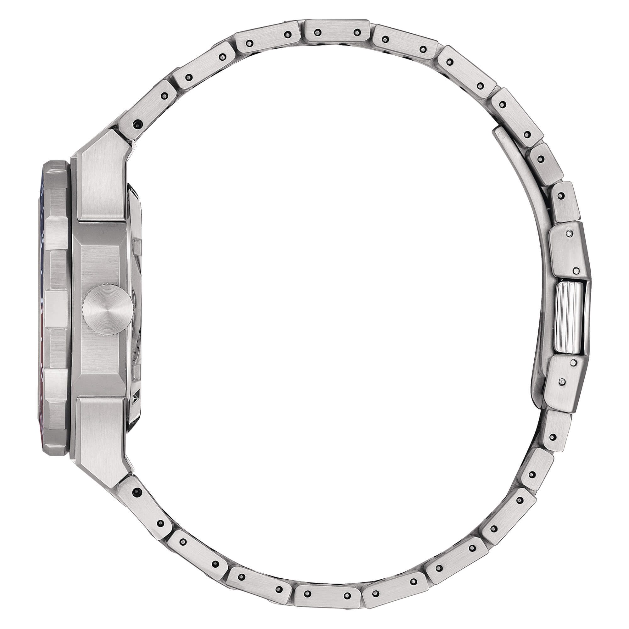 Orologio Citizen Serie 8 automatico in acciaio quadrante blu ghiera bicolore blu e rossa
