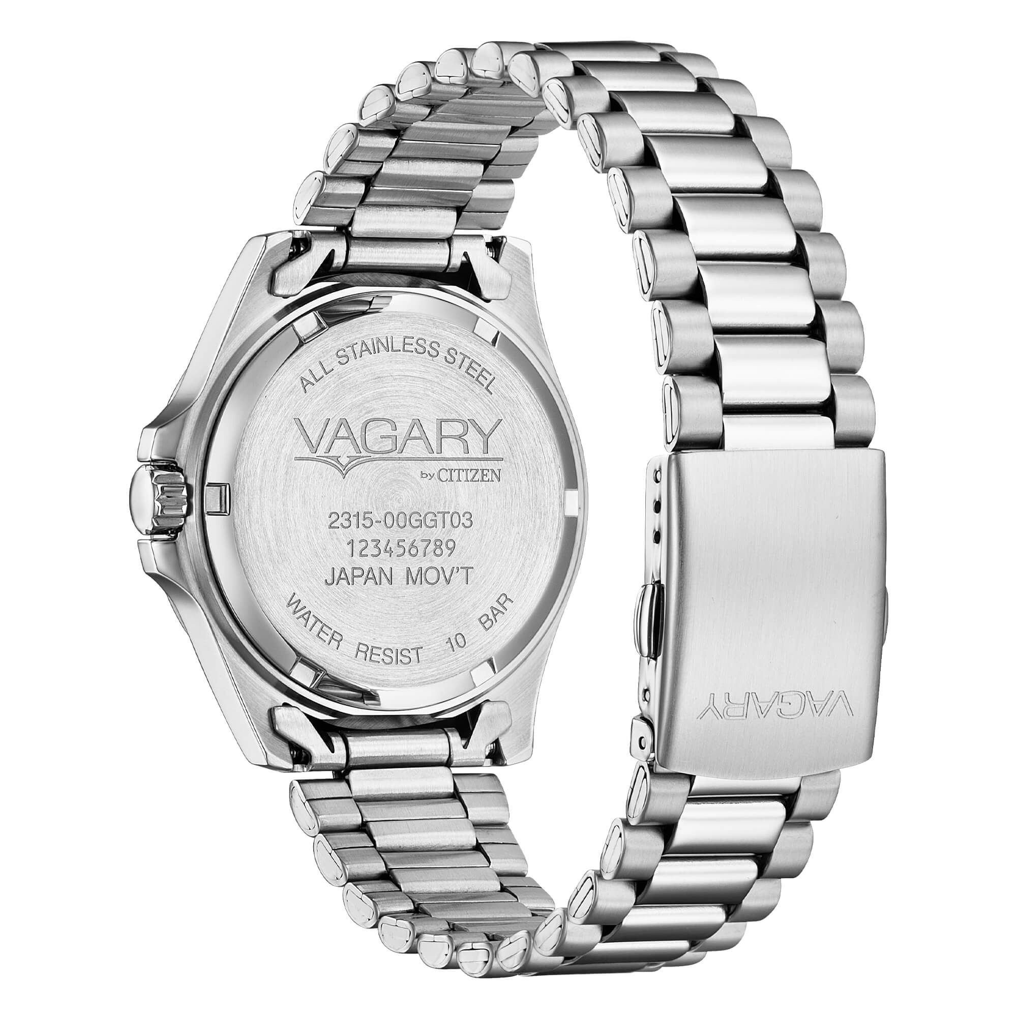 Orologio Vagary in acciaio con quadrante verde
